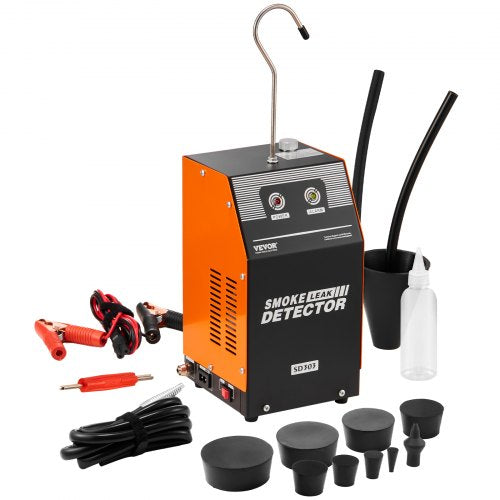 VEVOR Automotive Smoke Machine Leak Detector, EVAP Smoke Machine Leak Tester with Built-in Air Pump, Dual-Mode Vacuum Pipeline Fuel Diagnostic Detecto