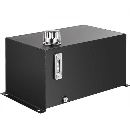 VEVOR Hydraulic Oil Tanks 10Gal Fuel Tank Heavy Duty Hydraulic Steel Tank Reservoir, Gasoline Transfer Tanks, Hydraulic Reservoir with Strainer Tank G