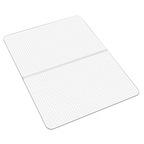 VEVOR Chair Mat, 915 x 1225 mm Office Chair Mat for Carpeted Floors, Plastic Floor Protector Rug with Studded, Non-Slip & Easy to Clean, Smooth Glide