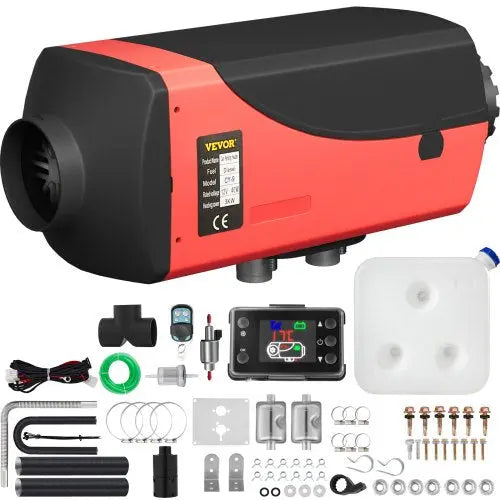 VEVOR 3KW Diesel Parking Heater 12V Diesel Air Heater 3000W Diesel Heater Double Mufflers with LCD Thermostat for RV Boats Car Bus Caravan Motorhome Matron Inn