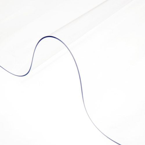 VEVOR Plastic Table Cover, 42"x80"x0.08", Transparent PVC Table Protector, Rectangle Clear Desk Mat, Water Oil Proof Table Cover for Dining Table Coff