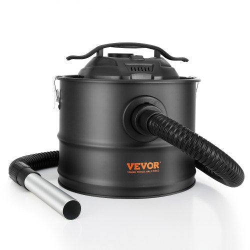 VEVOR Ash Vacuum Cleaner, 4 Gallon with 1200W Powerful Suction, Ash Vac Collector with 47.2 in Flexible Hose, for Fireplaces,  Log Burner, Grills, Pel