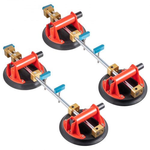VEVOR Stone Seam Setter, 8" Seam Setter, Adjustable Suction Cup Seam Setter, Professional Countertop Installation Tool, 203 mm 2Sets for Seam Joining