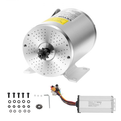 VEVOR 2000W Electric Brushless DC Motor Kit - 60V 4500rpm Motor with Upgraded Speed Controller for Go Karts E-Bike Motorcycle Scooter