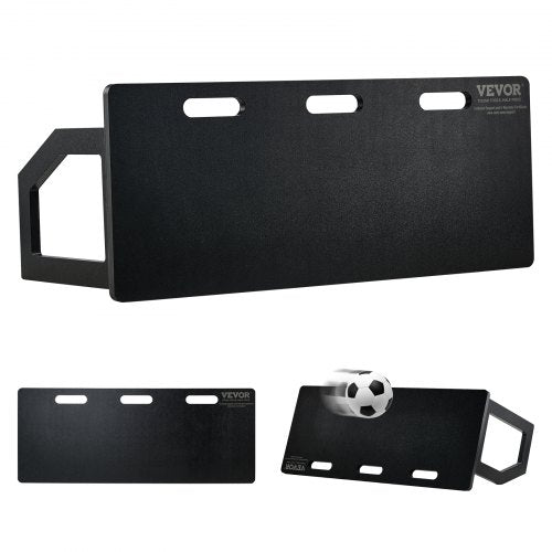 VEVOR Soccer Rebounder Board, 40"X16" Portable Soccer Wall with 2 Angles Rebound, Foldable HDPE Kickback Rebound Board, Soccer Training Equipment for