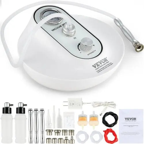 VEVOR Diamond Microdermabrasion Machine, 3 in 1 Professional Dermabrasion Machine, Facial Skin Care Equipment for Home Salon Spa, with 9 Diamond Tips, Matron Inn