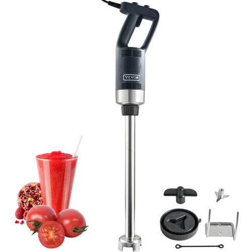 VEVOR Professional Stick Blender, 750W 20-Inch Durable Handheld Mixer, Adjustable Speed with Stainless Steel Blade, Versatile Hand Mixer for Soups, Sm