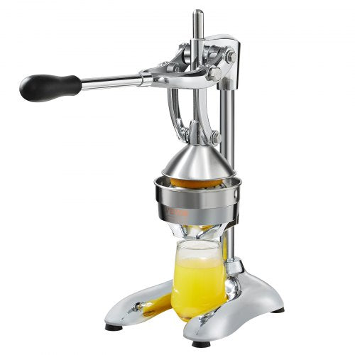 VEVOR Citrus Juice Press, Hand Press Orange Juicer Press, Commercial Grade Manual Citrus Juicer Lemon Squeezer, Easy-to-Clean Fruit Press Juicer for L