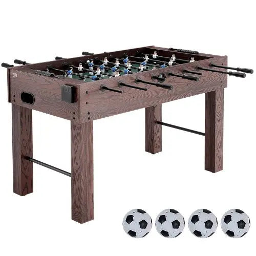 VEVOR Foosball Table, 55 inch Standard Size Foosball Table, Indoor Full Size Foosball Table for Home, Family, and Game Room, Soccer with Foosball Tabl