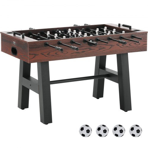 VEVOR Foosball Table, 55 inch Standard Size Foosball Table, Indoor Full Size Foosball Table for Home, Family, and Game Room, Soccer with Foosball Tabl