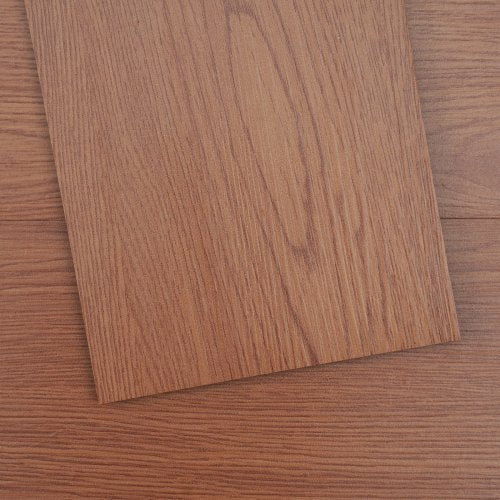 VEVOR Self Adhesive Vinyl Floor Tiles 36 x 6 inch, 36 Tiles 2.5mm Thick Peel & Stick, Deep Brown Wood Grain DIY Flooring for Kitchen, Dining Room, Bed