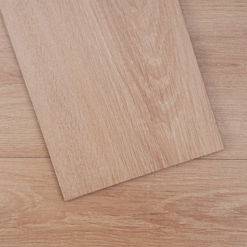 VEVOR Self Adhesive Vinyl Floor Tiles 36 x 6 inch, 36 Tiles 2.5mm Thick Peel & Stick, Natural Wood Grain DIY Flooring for Kitchen, Dining Room, Bedroo