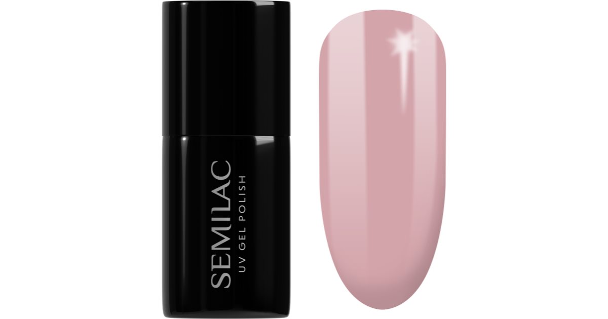 Semilac UV Hybrid Allure gellakk farge 004 Classic Nude 7 ml