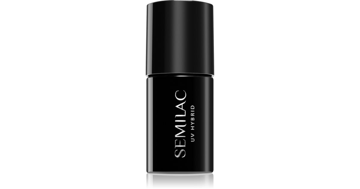 Semilac UV Hybrid Hardi gellakk for gjenoppbygging av negler Clear 7 ml