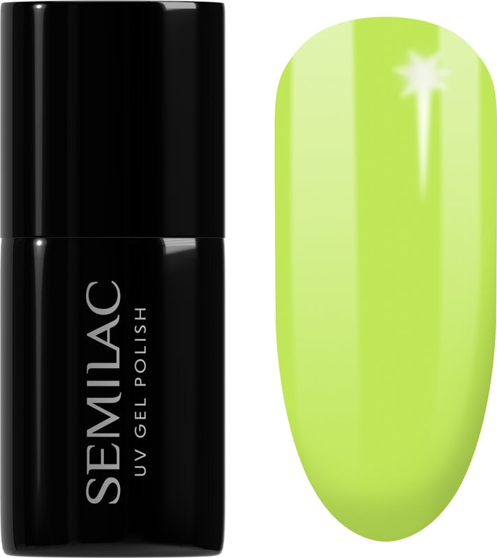 Semilac Lakier hybrydowy UV Pastelowe Neony Gel Nail Polish z lampą UV-LED Color 7ml