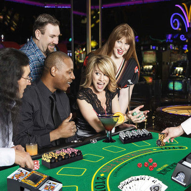 300-Piece Casino Poker Chip Set with Accessories