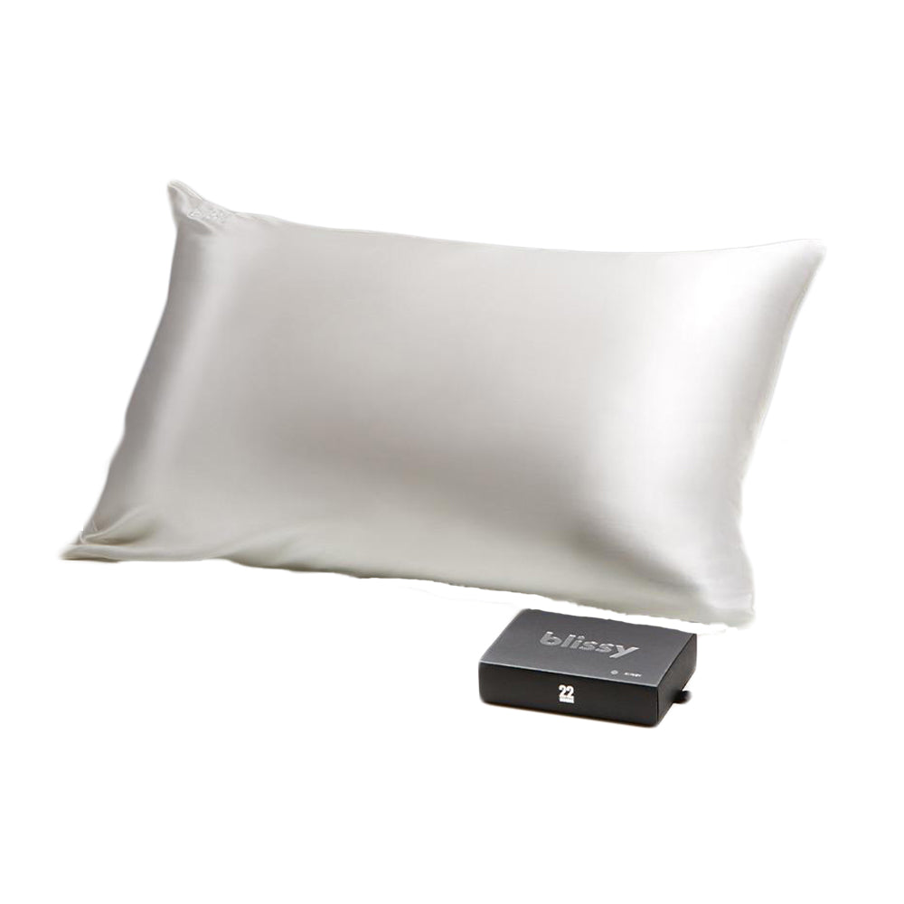 Silk Pillowcase - Queen - White