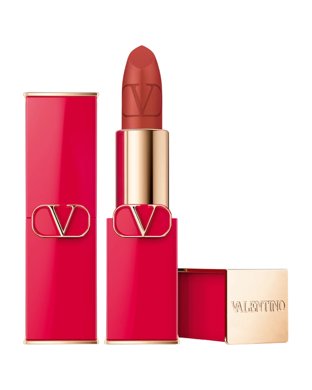 Valentino Red Matte Cream Lipstick 409A Påfyllningsbar 3,5g