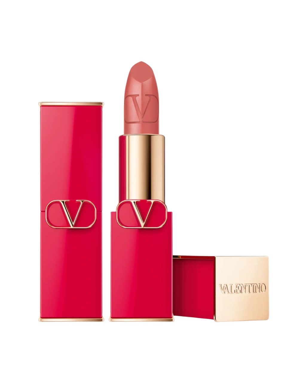 Valentino Red Satin Finish Cream Lipstick 101A Påfyllningsbar 3,5g