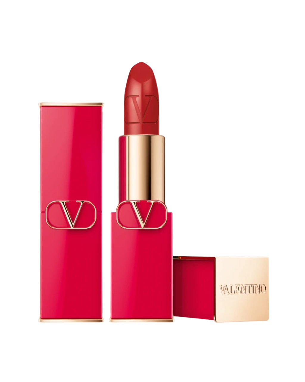 Valentino Rosso Satin Finish Cream Lipstick 205A Genopfyldelig 3,5 g