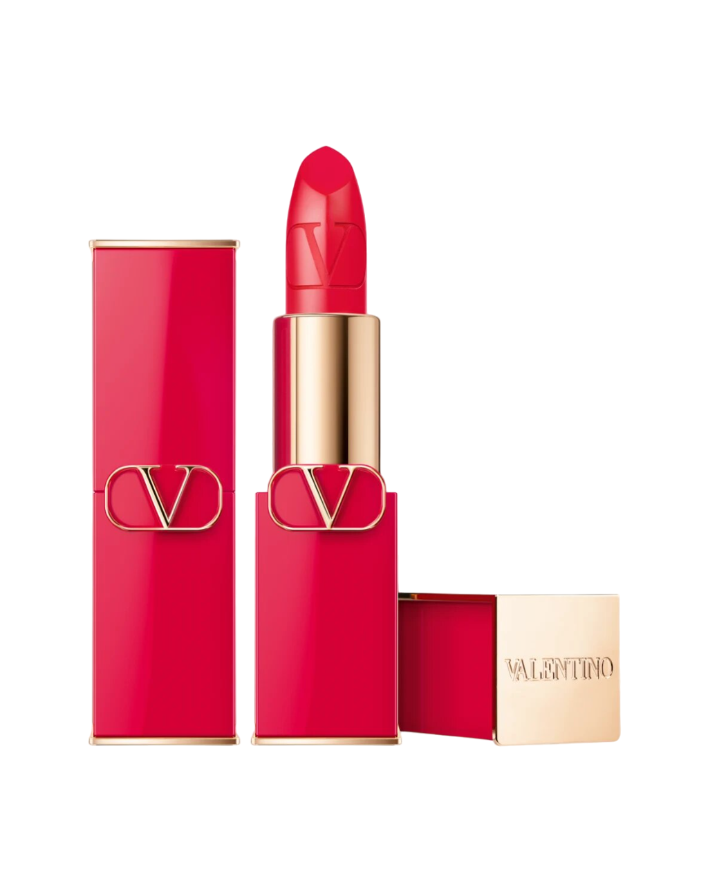 Valentino Rosso Satin Finish Cream Lipstick 404R Påfyllningsbar 3,5g
