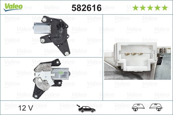 Wiper Motor VALEO 582616