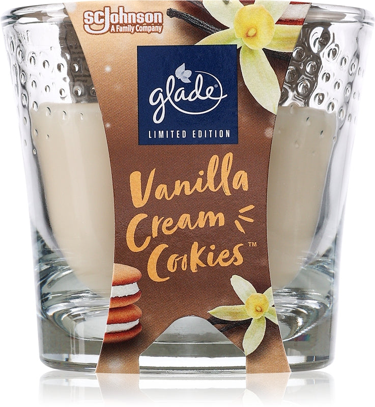 GLADE Vaniljecreme Cookies duftlys 112g