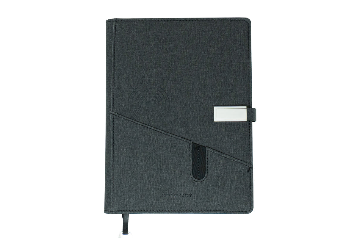 KeySmart ChargeBook Notebook Organizer With Wireless Charger