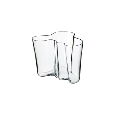 Iittala - Vase Aalto - Transparent - Verre soufflé bouche - Designer Alvar Aalto