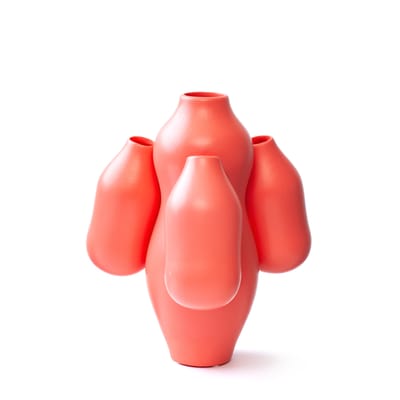 Moustache - Vase Allpa - Orange - Céramique émaillée - Designer Jean-Baptiste Fastrez