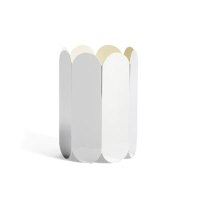 Hay - Vase Arcs - Miroir - Acier inoxydable - Designer Muller Van Severen