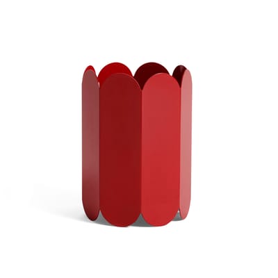 Hay - Vase Arcs - Rouge - Acier inoxydable - Designer Muller Van Severen