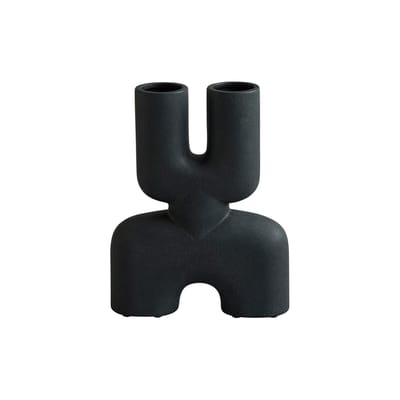 101 COPENHAGEN - Vase Cobra - Noir - Céramique - Designer Tommy Hyldahl