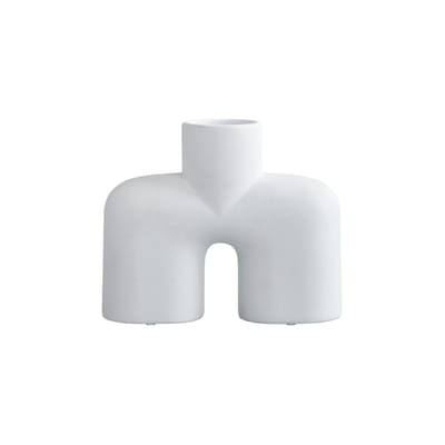 101 COPENHAGEN - Vase Cobra - Blanc - Céramique - Designer Tommy Hyldahl