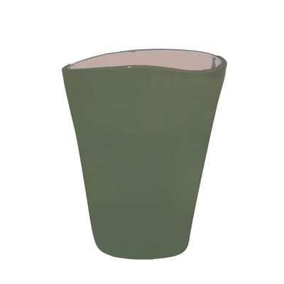 Maison Sarah Lavoine - Vase Vase Double-jeu - Vert - Céramique - Designer Sarah Lavoine