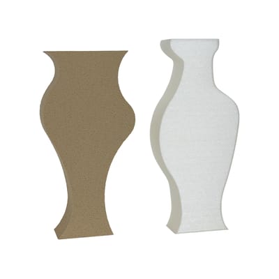 Argot Studio - Vase - Blanc - Bioplastique