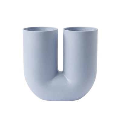 Muuto - Vase Kink - Bleu - Céramique - Designer Earnest Studio