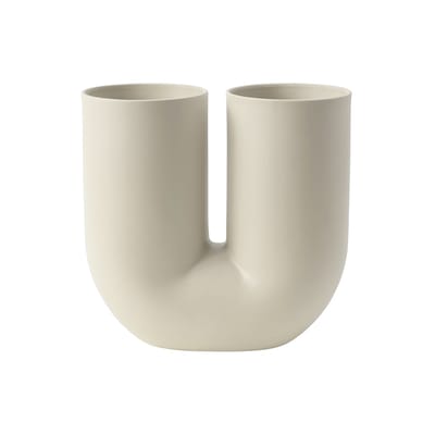 Muuto - Vase Kink - Beige - Céramique - Designer Earnest Studio