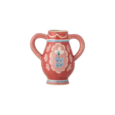 Bloomingville - Vase Odina - Rouge - Grès émaillé
