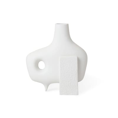 Jonathan Adler - Vase Paradox - Blanc - Porcelaine - Designer Jonathan Adler