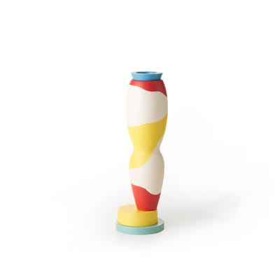 Bitossi Home - Vase Projet Memphis - Jaune - Céramique - Designer George Sowden