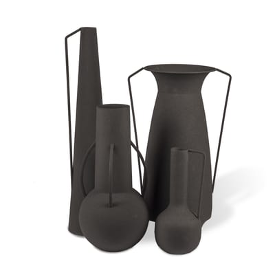 Pols Potten - Vase Roman - Noir - finition sablée mate - Designer MODO architettura + design