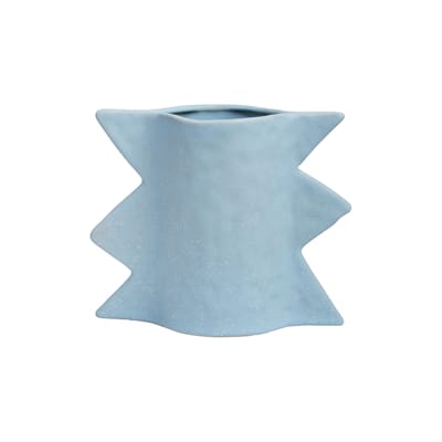 & klevering - Vase Slice - Bleu - Porcelaine
