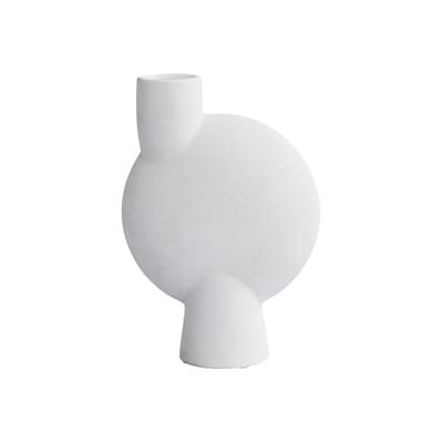 101 COPENHAGEN - Vase Sphere - Blanc - Céramique - Designer Tommy Hyldahl