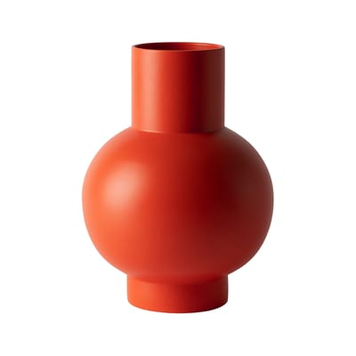 raawii - Vase Strøm - Orange - Céramique émaillé - Designer Nicholai Wiig-Hansen