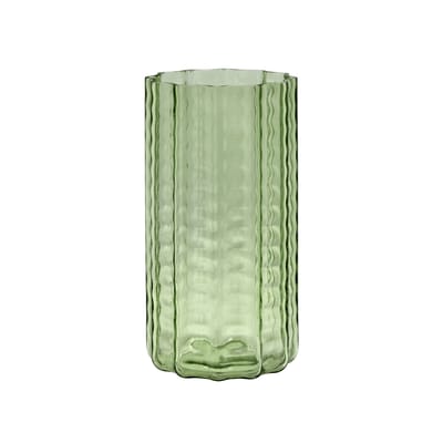 Serax - Vase Wave - Vert - Verre soufflé bouche - Designer Ruben Deriemaeker