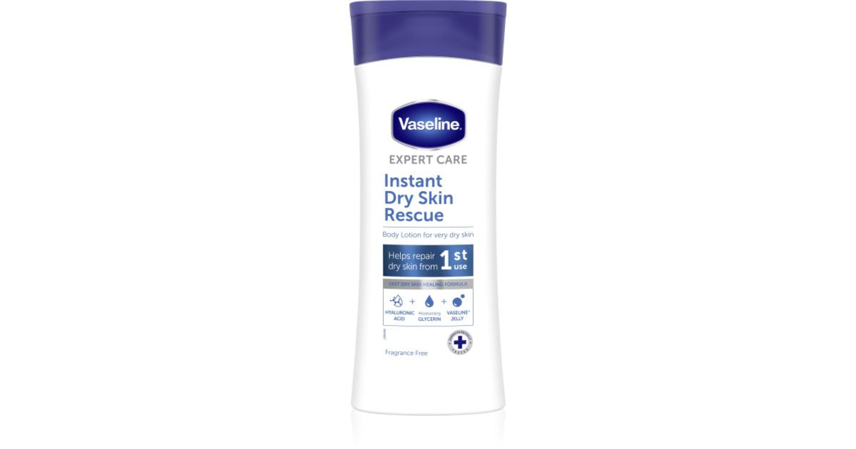 Vaseline Instant Body Lotion til tør hud - 400ml
