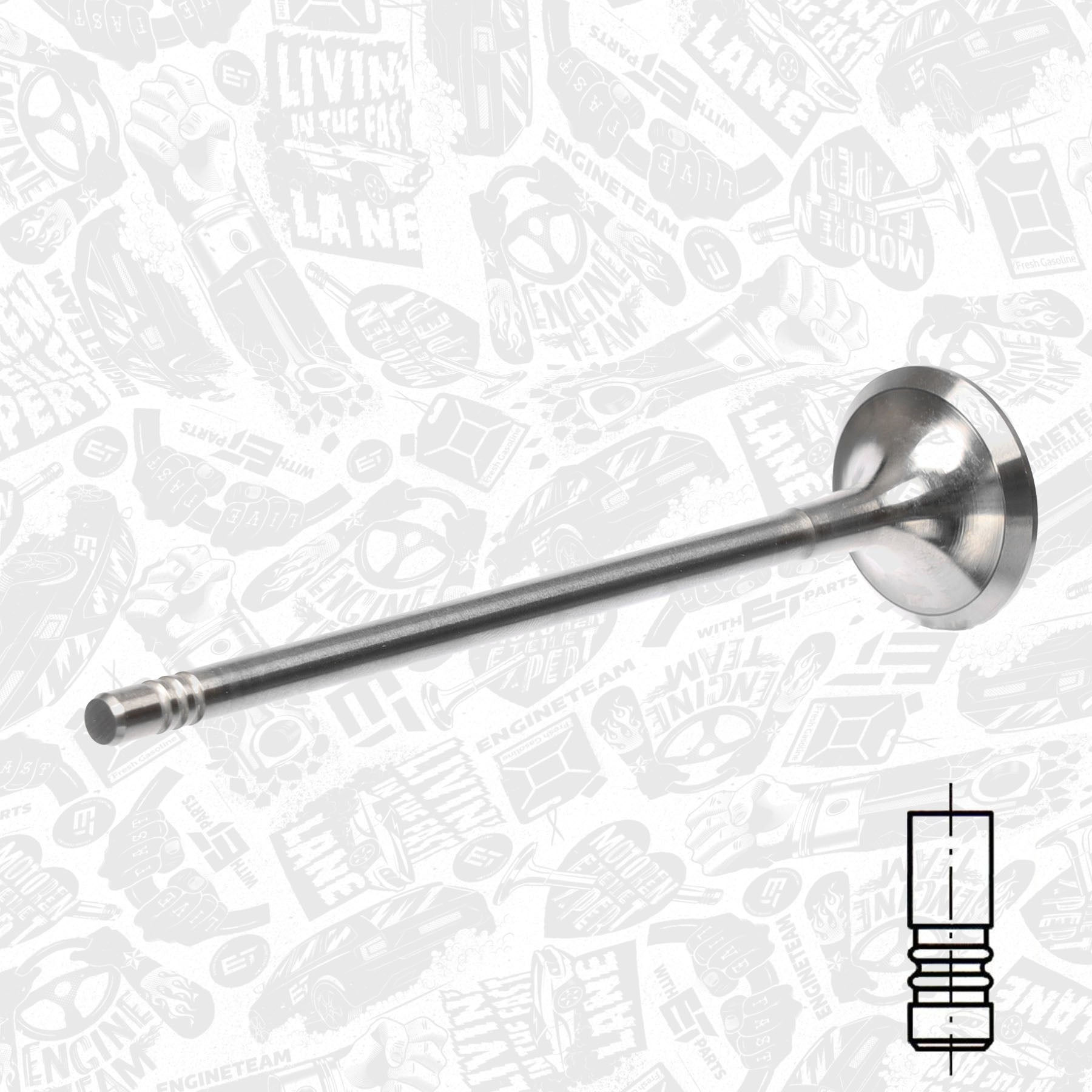Exhaust Valve ET ENGINETEAM VE0148