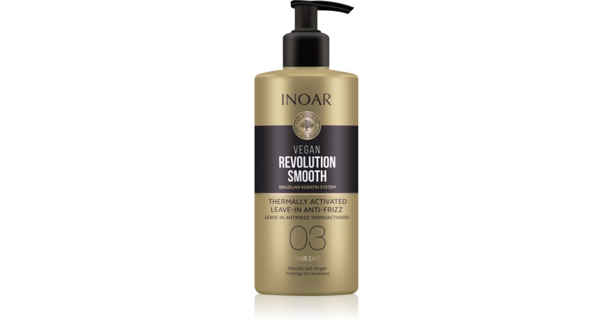 INOAR Vegan Revolution Balsam de păr neted, fără clătire, 350 ml