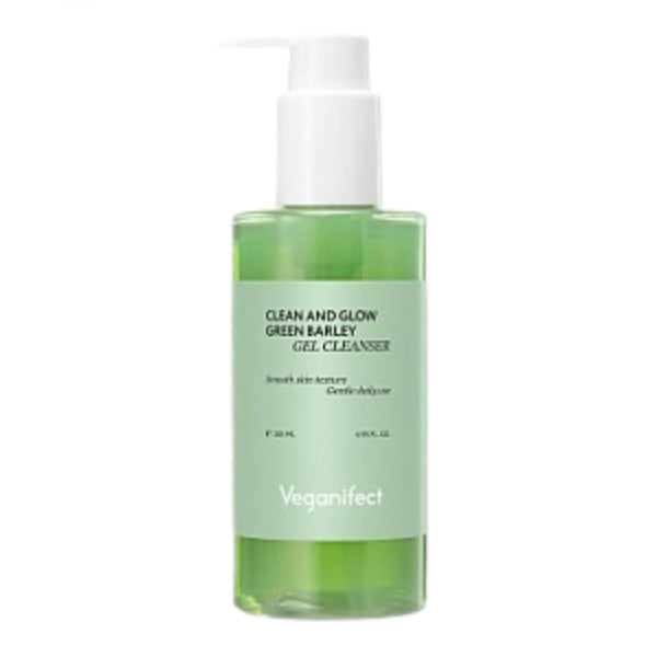 Veganifect - Clean and Glow Green Barley Gel Cleanser - 205ml